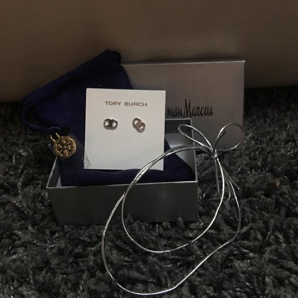 Tory Burch~ TWO PAIRS~ Gemini Link Stud Ear… - Picture 7 of 10